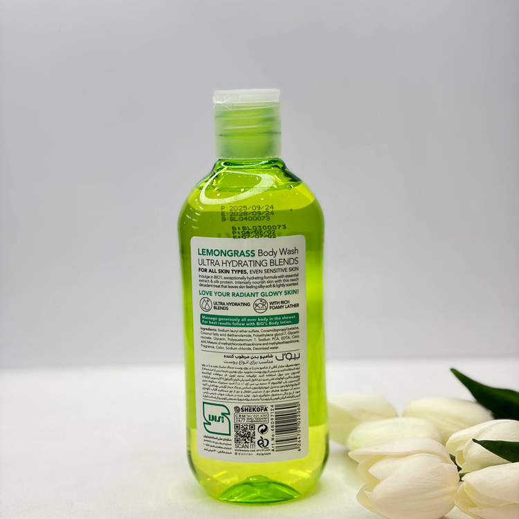 شامپو بدن Biol مدل Lemongrass گیاه به لیمو بیول