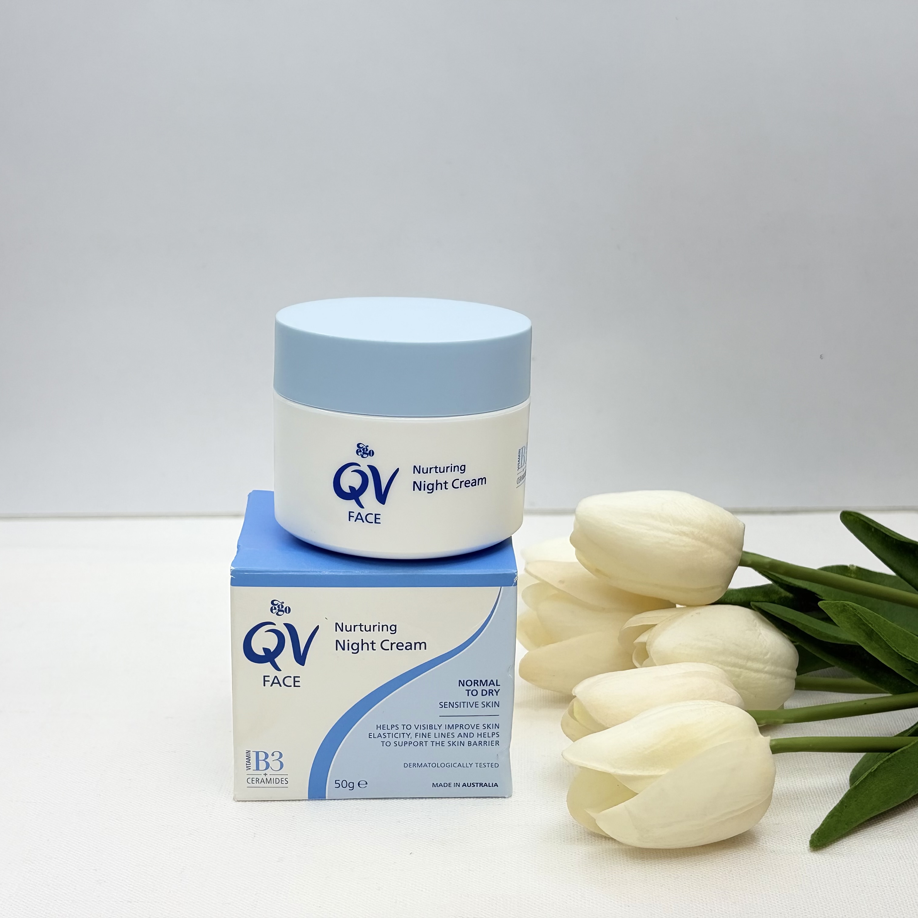 کرم صورت شبnurturing مناسب پوست های حساس و‌خیلی خشک و اگزمایی night cream