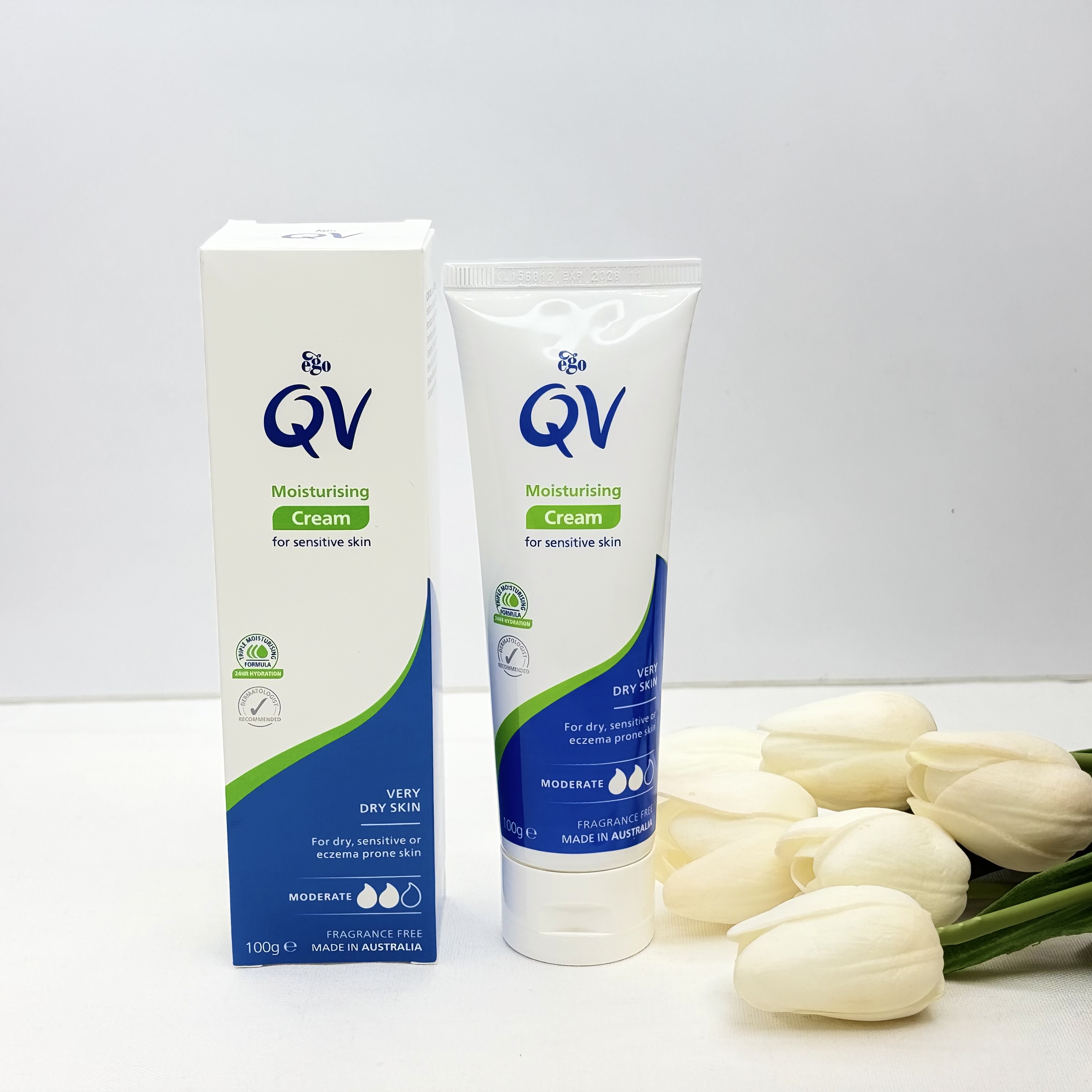 کرمmoisturing تیوپی مناسب پوستهای حساس و خیلی خشک رفع دائمی و‌موثر اگزماهای مقاوم sensetive dry skin
