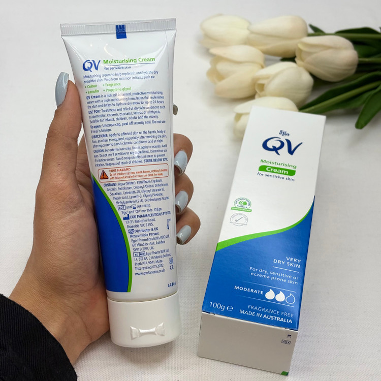 کرمmoisturing تیوپی مناسب پوستهای حساس و خیلی خشک رفع دائمی وموثر اگزماهای مقاوم sensetive dry skin
