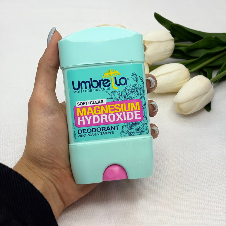مام بدن کرم دئودورانت نرم کننده وروشن کننده سبز روشن آمبرلاmagnesium hydroxside