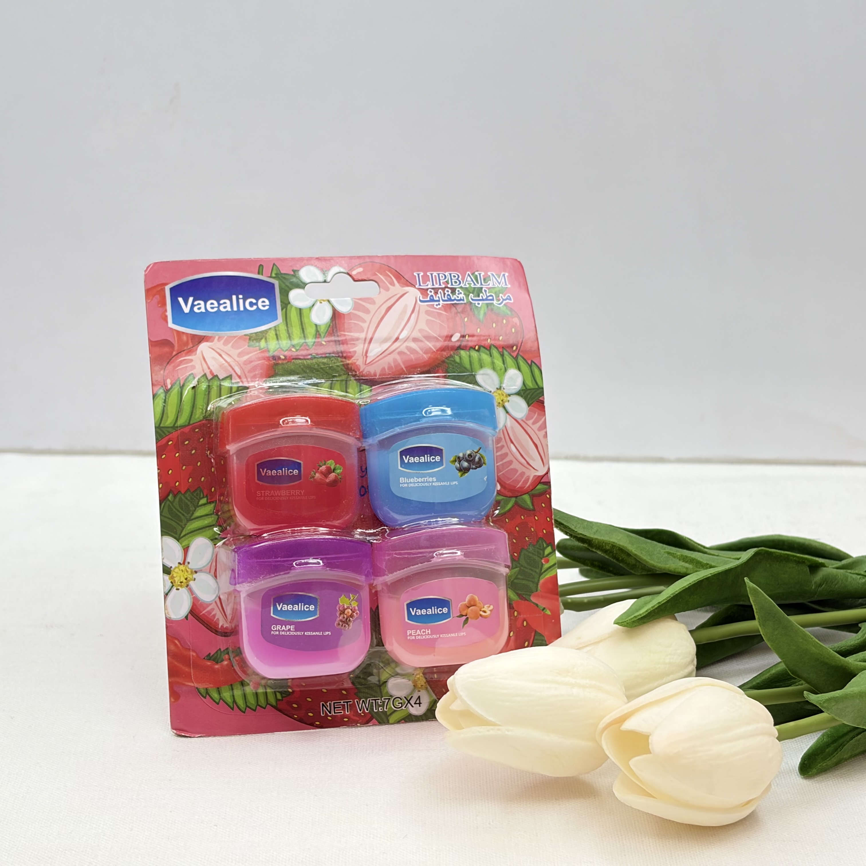 پک‌۴تایی‌ ترمیم‌کننده و‌نرم‌کننده لب