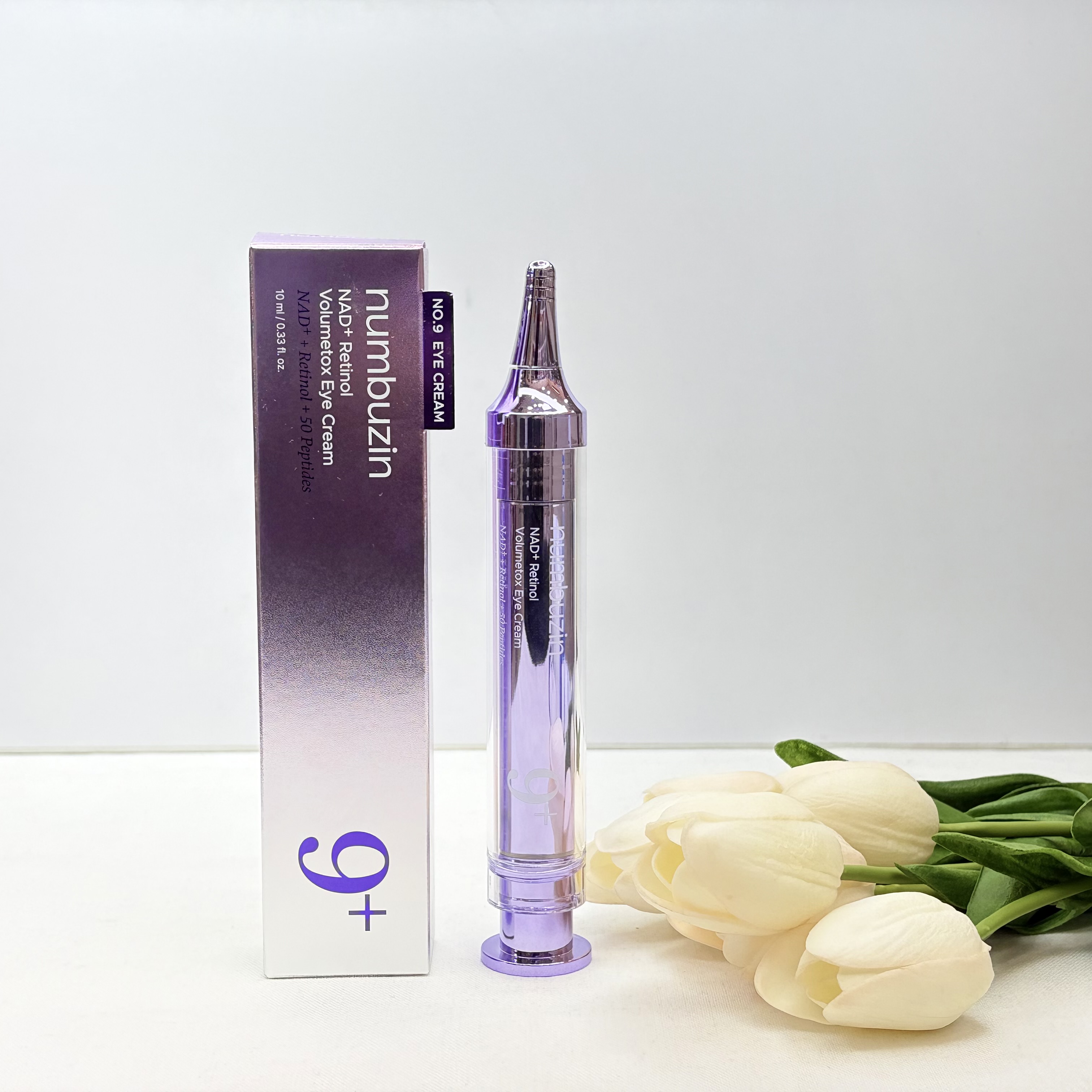 آمپول کرم دور چشم ۹ ضد چروک و روشن کننده دارای رتینول و NAD