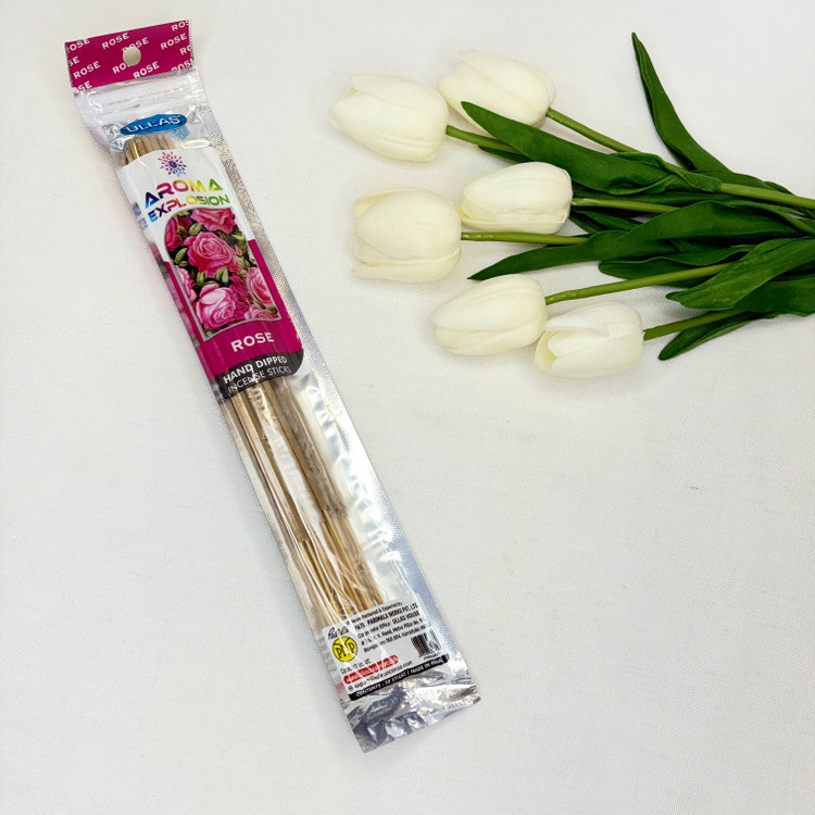 عود شاخه ای آروما اکسپلوژن پایه دست ساز20 عددی رایحهگل رز rose