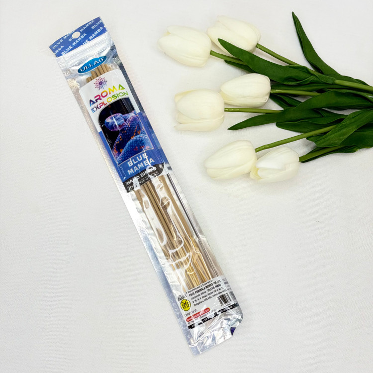 عود شاخه ای آروما اکسپلوژن پایه دست ساز 20 عددی رایحه بلومامبا blue mamba
