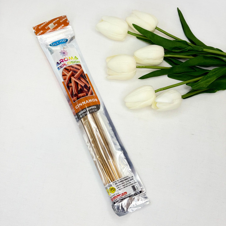 عود شاخه ای آروما اکسپلوژن پایه دست ساز 20 عددی رایحه دارچین عود رزق و روزی cinnamon