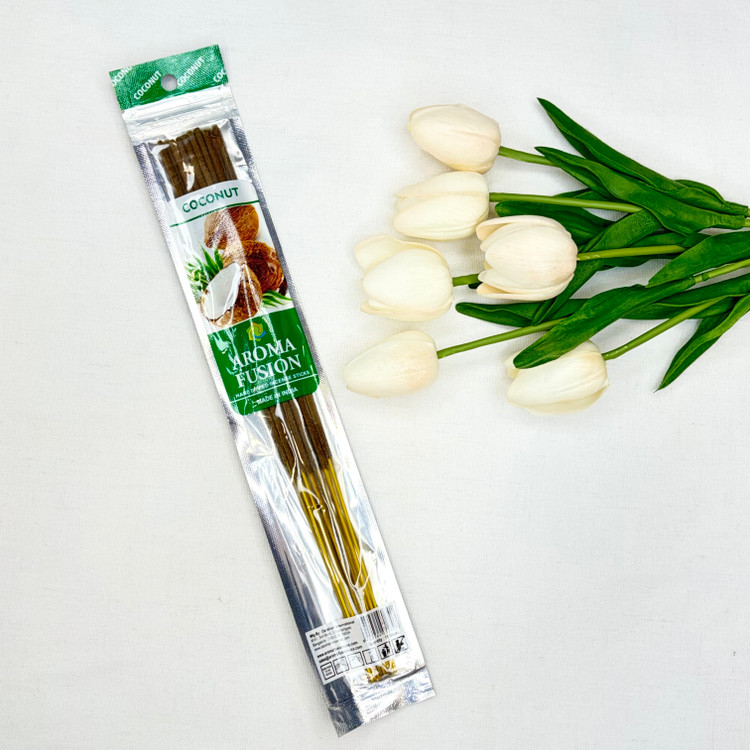 عود شاخه ای آرومافیوژن پایه دست ساز 15 عددی رایحه نارگیل coconut