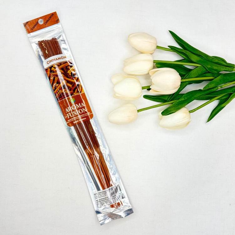 عود شاخه ای آرومافیوژن پایه دست ساز 15 عددی رایحه دارچین cinnamon رزق و روزی و برکت