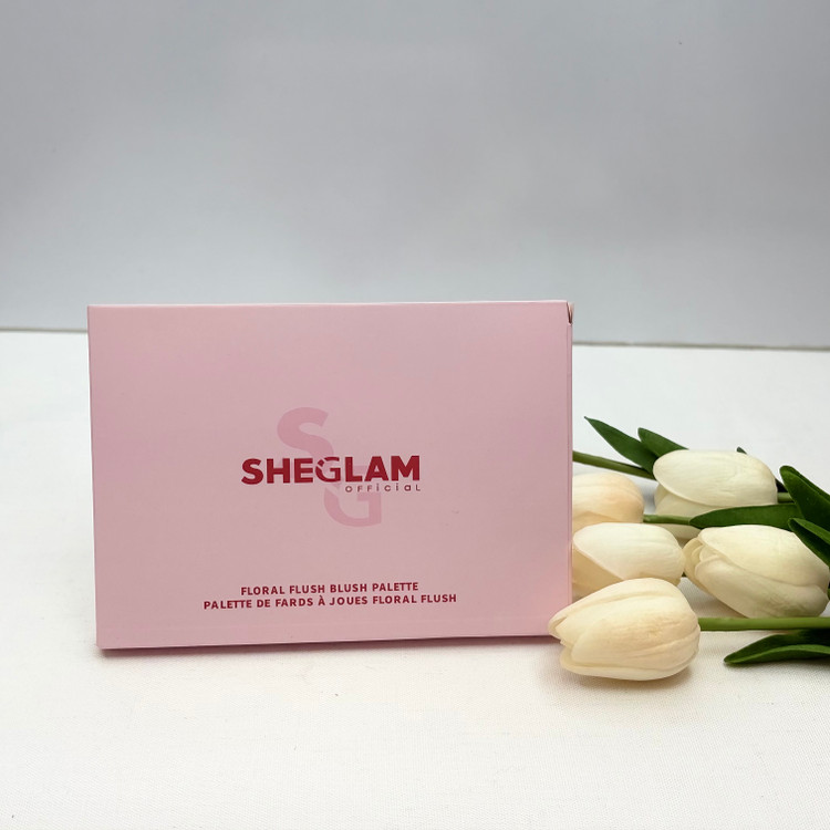 پالت رژگونه ۶تایی.پلت پودری مدل Floralرنگ Blushing Bouquetکیفیت اصلی