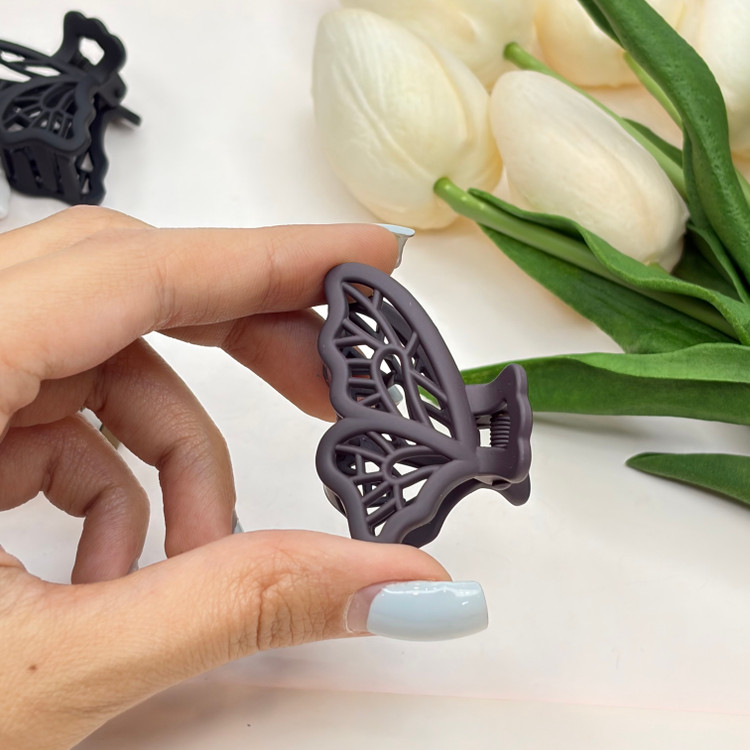 کلیپس مات نشکن طرح پروانه کیفیت وارداتی4cm