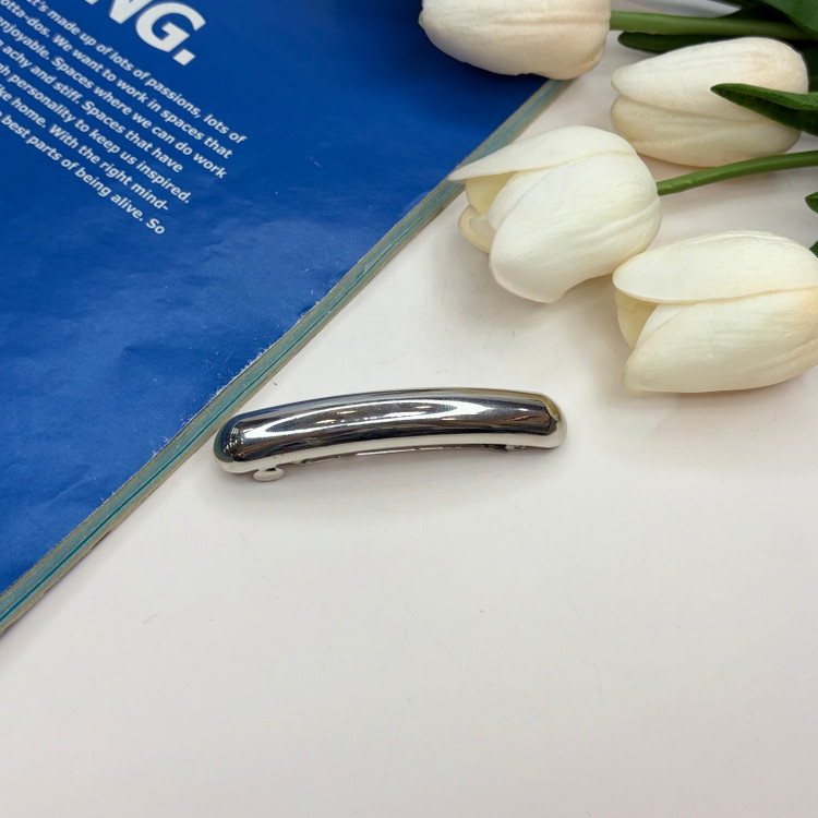 کلیپس فرانسوی فلزی طرح ساده و مینیمال11cm