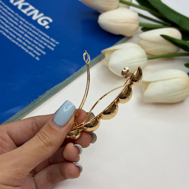 کلیپس فرانسوی فلزی طرح گوی پیوسته11cm