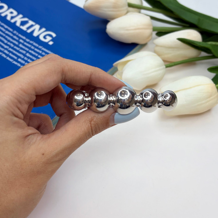 کلیپس فرانسوی فلزی طرح گوی پیوسته11cm