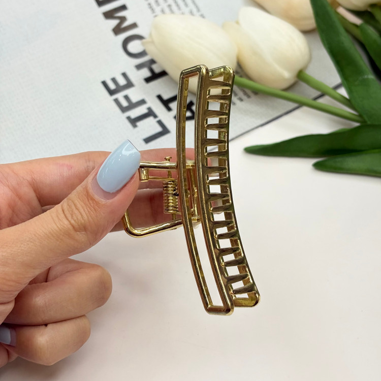 کلیپس فلزی طرح مستطیل کیفیت عالی وارداتی7cm