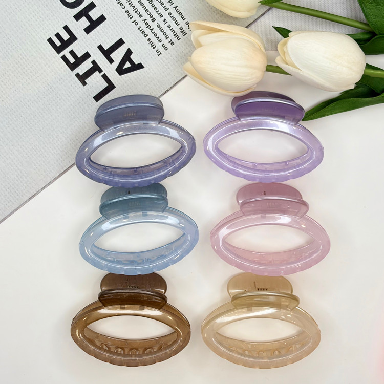 کلیپس طرح بیضی بوفینی نیمه مات توخالی نشکن 6cm