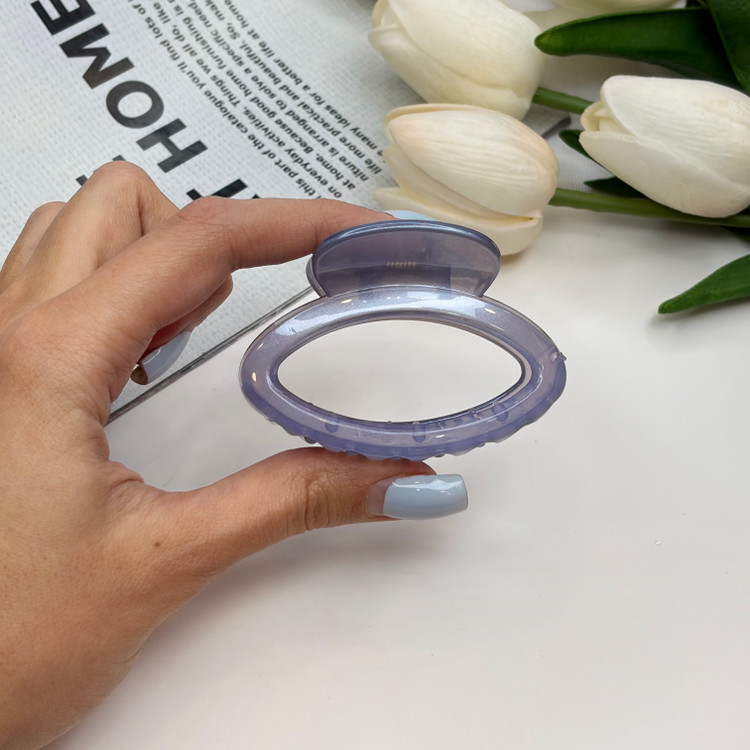 کلیپس طرح بیضی بوفینی نیمه مات توخالی نشکن 6cm