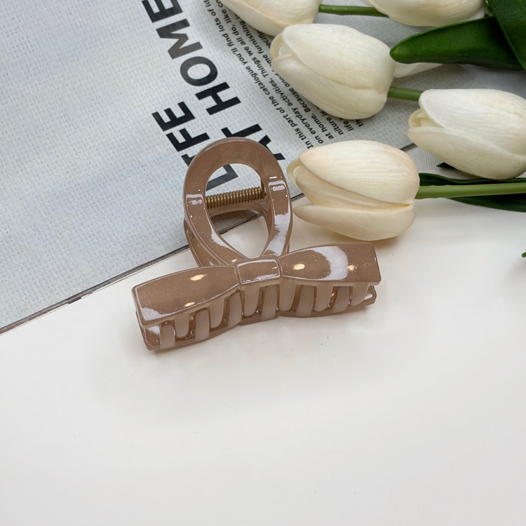 کلیپس طرح پاپیون براق نشکن وارداتی با کیفیت برند بوفینی سایز 8cm