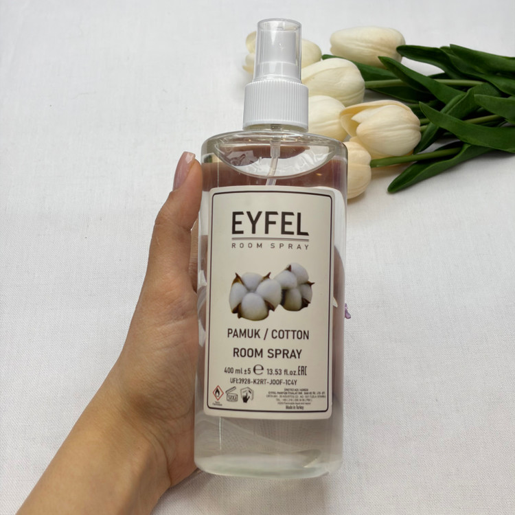 اسپری خوش بو کننده محیط رایحه Cotton حجم۴۰۰میل ایفل