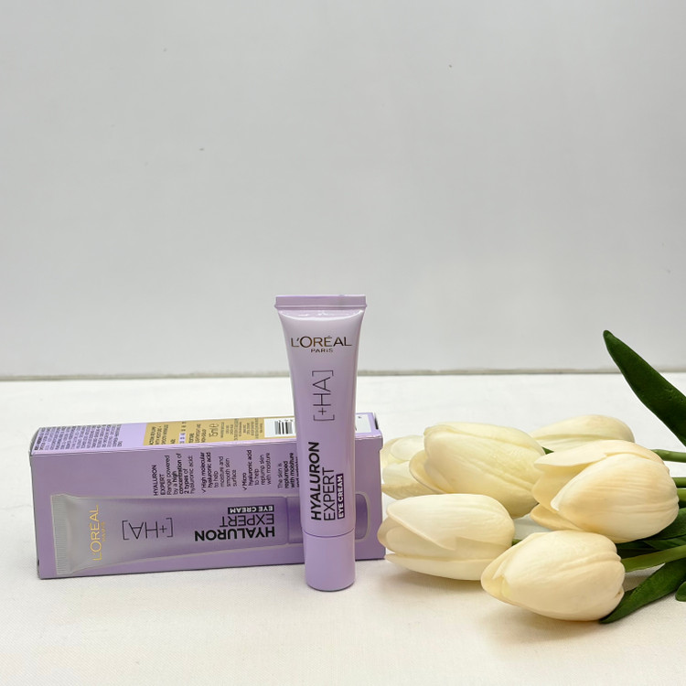 کرم دورچشم ضدچروک و آبرسان حاوی هیالورونیک اسید کیفیت اصلی 15 میل مدل Hyaluron Expert Eye Cream