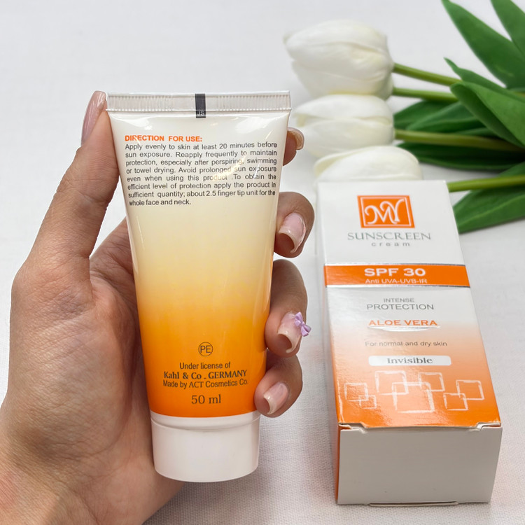 ضدآفتاب invisible مای spf30بیرنگآبرسان