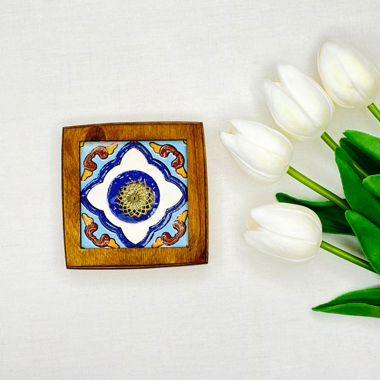 جاعودی چوبی سرامیکی مربعی.طرح سرامیک متنوع ارسال میشود