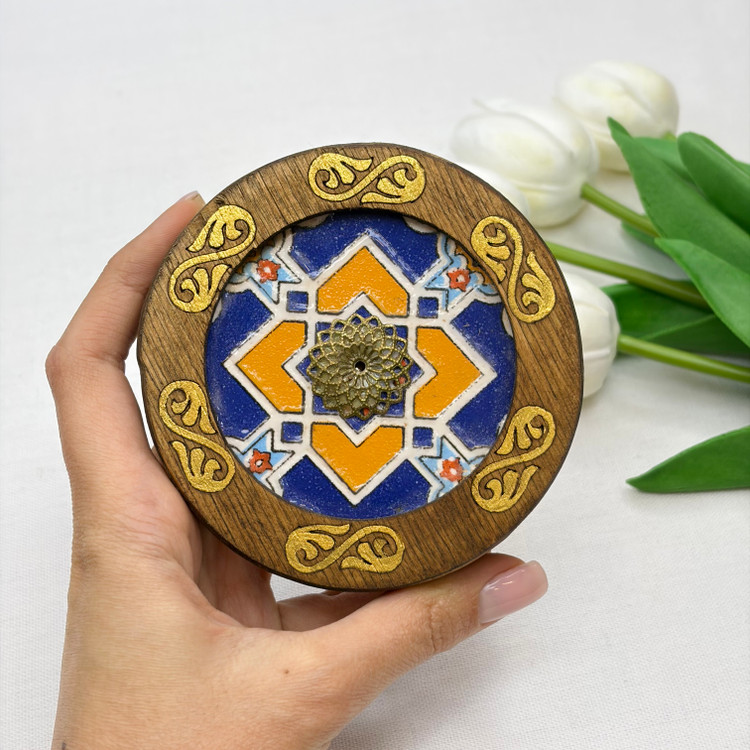جاعودی طرح دار چوب و سرامیک.طرح سرامیک متنوع ارسال میشود