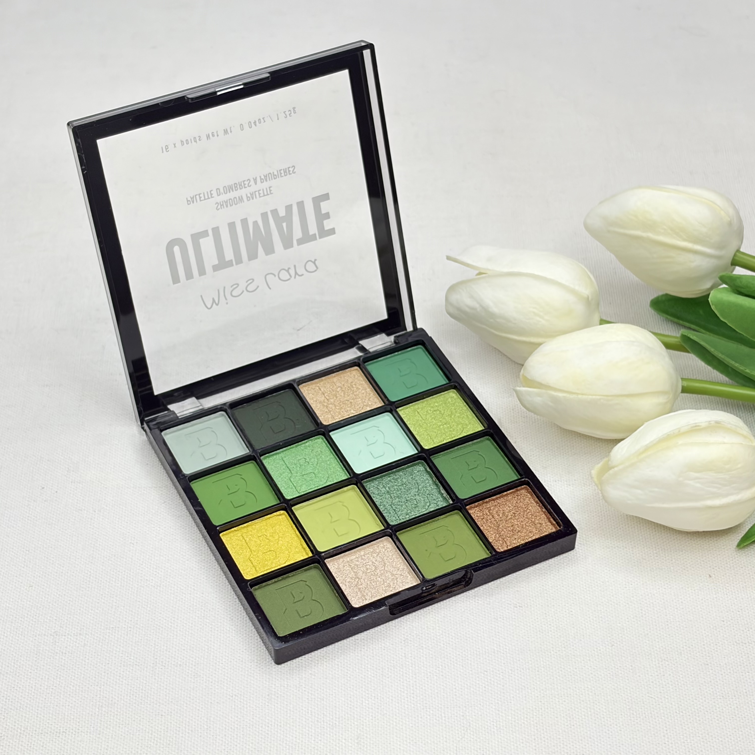 پلت سایه تناژ رنگی سبز 16 عددی