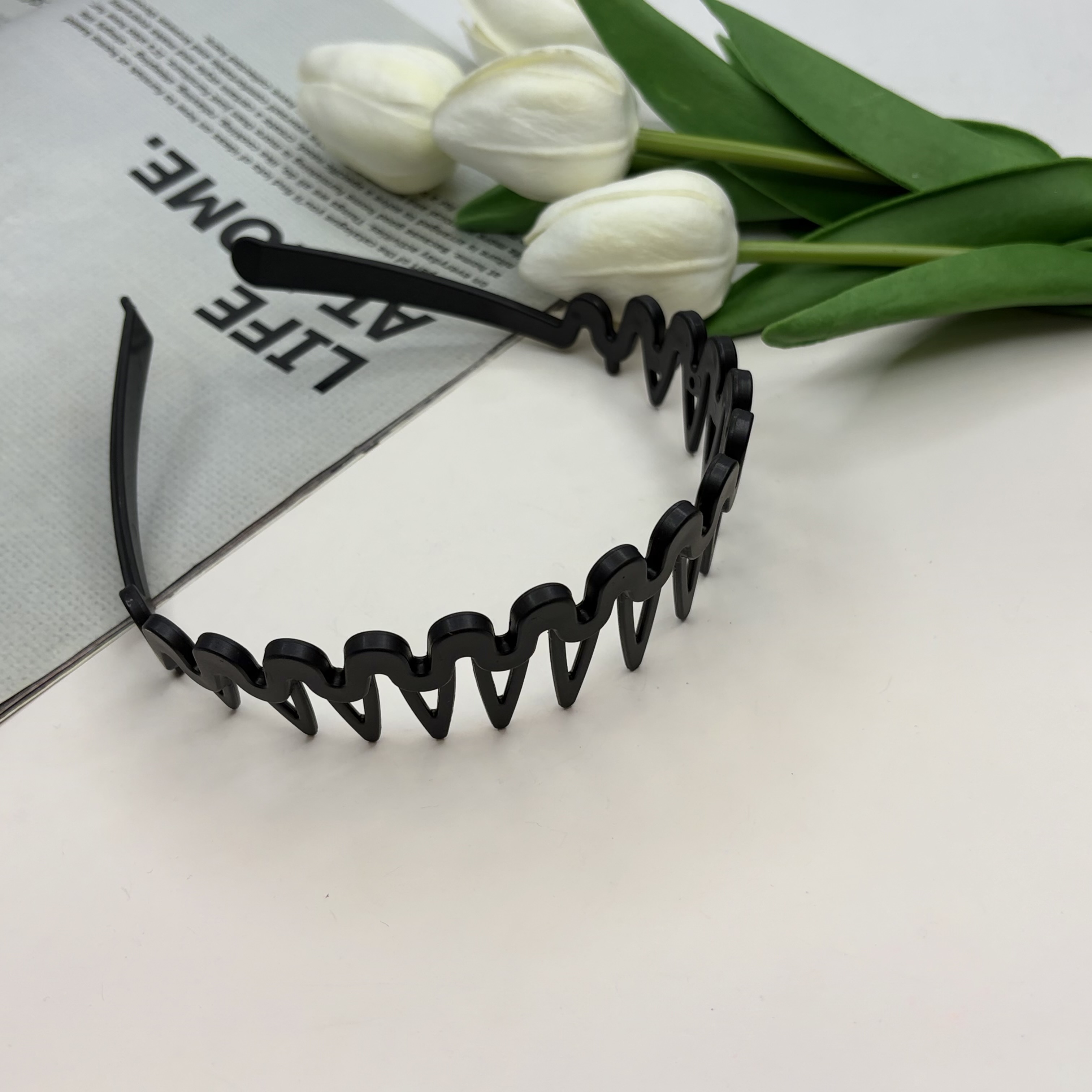 تل سر مشکی هفت هشتی 3cm