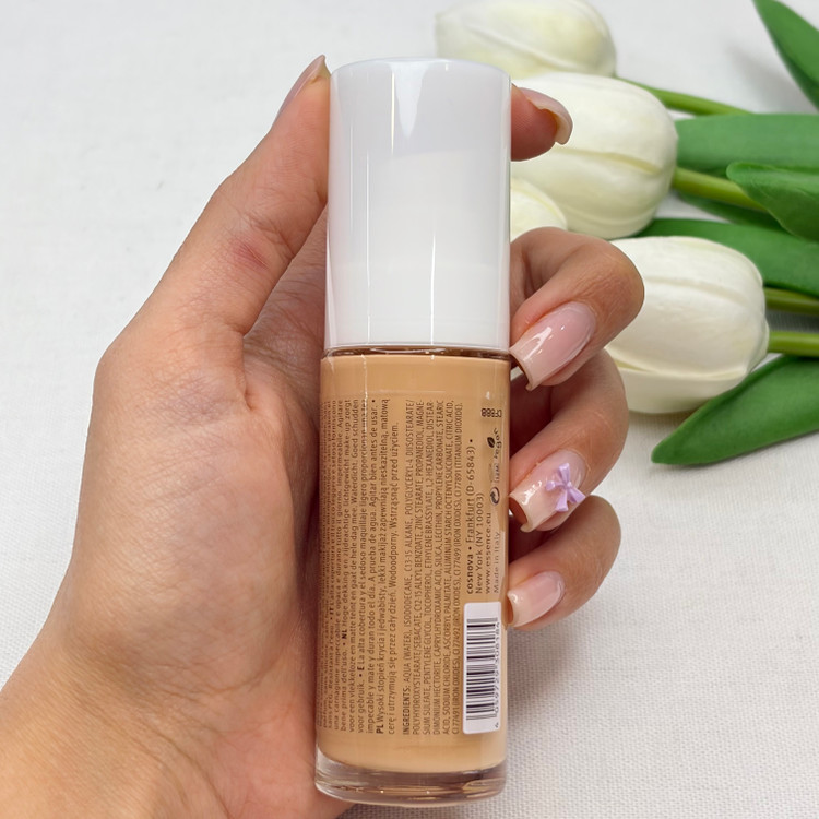 کرم پودرمایع شیشه ای رنگ Soft Beige 10 مدل Stay All Day 16H بدون سیلیکون و روغن.کیفیت اصلی