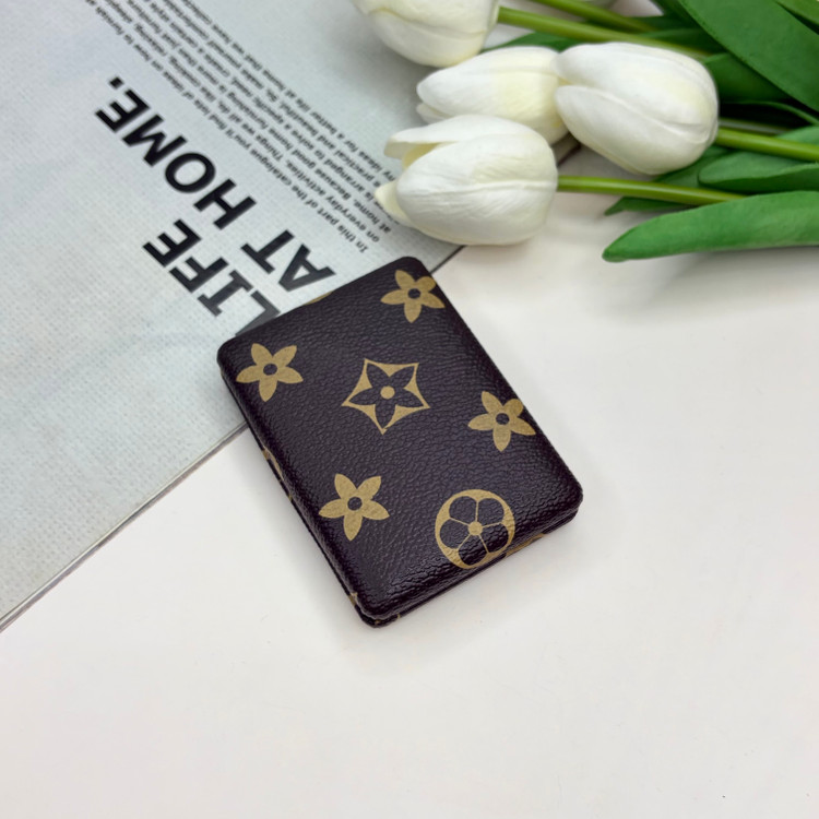آینه جیبی دوطرفه برند الوی و گوچی مستر مستطیلی 8.5cm در 6cm