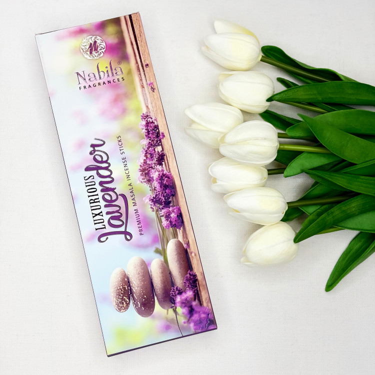 عود شاخه ای دست ساز مدل لاکچری لوندر LUXURIOUS LAVENDER