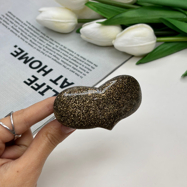 کلیپس فرانسوی طرح قلب اکلیل دار 7.5cm