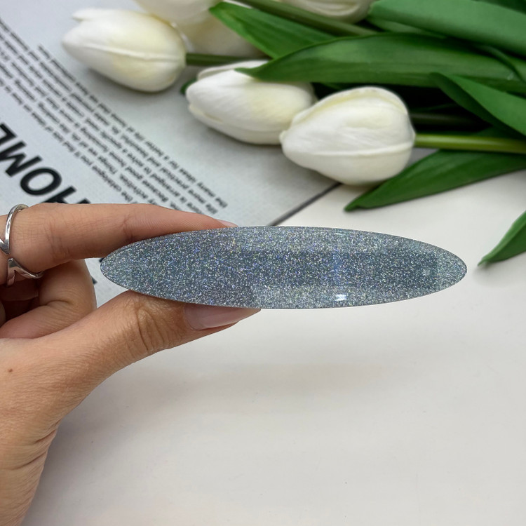 کلیپس فرانسوی بیضی طرح شاین دار10cm