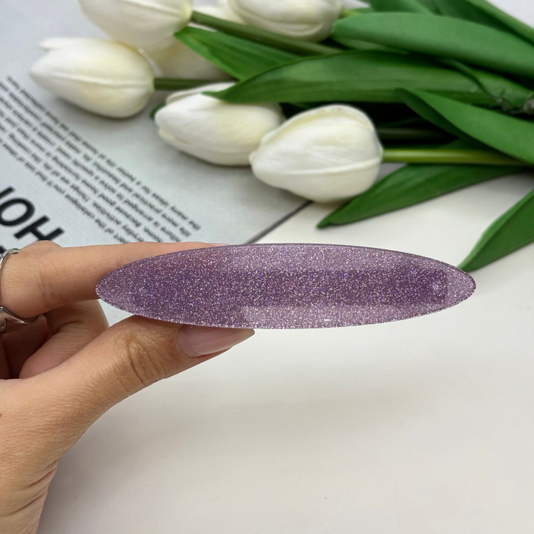 کلیپس فرانسوی بیضی طرح شاین دار10cm