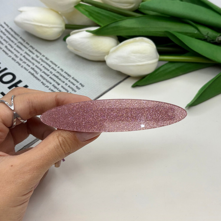 کلیپس فرانسوی بیضی طرح شاین دار10cm