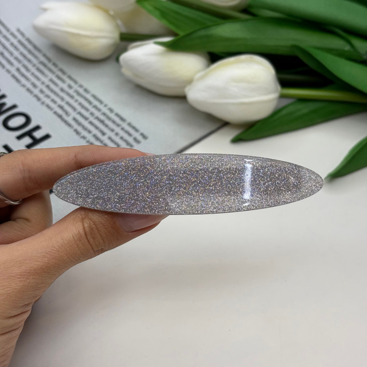 کلیپس فرانسوی بیضی طرح شاین دار10cm