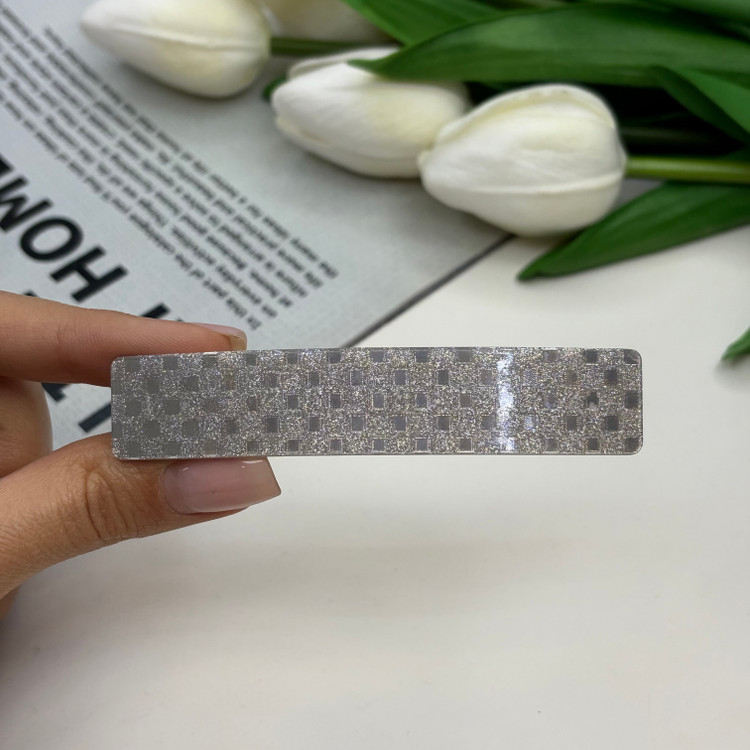 کلیپس فرانسوی مستطیلی شاین دار8.5cm