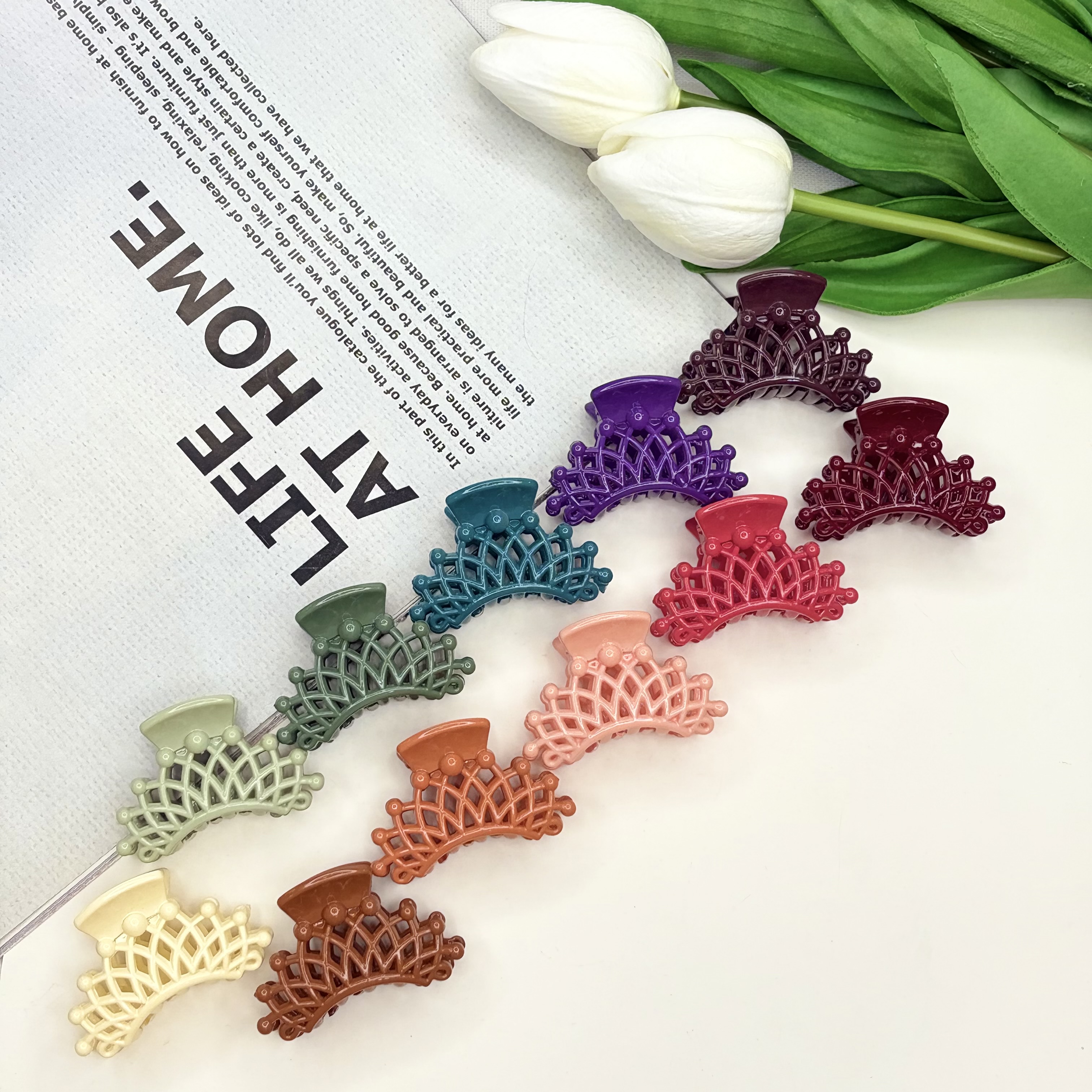 کلیپس طرح تاج براق 4cm