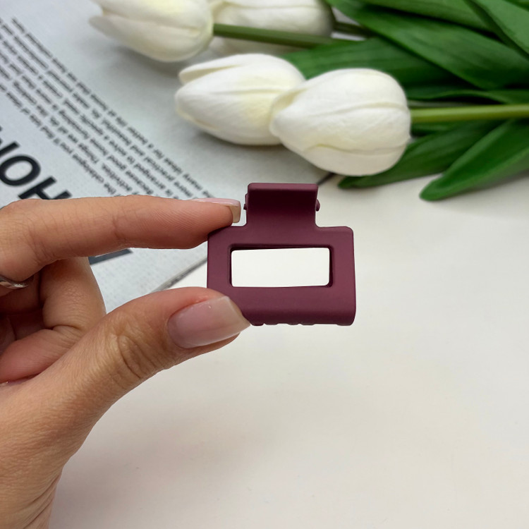 کلیپس طرح مستطیل رنگ مات سایز کوچک 3.5cm