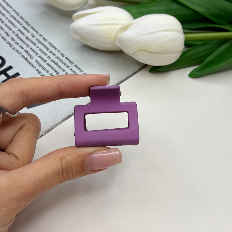 کلیپس طرح مستطیل رنگ مات سایز کوچک 3.5cm