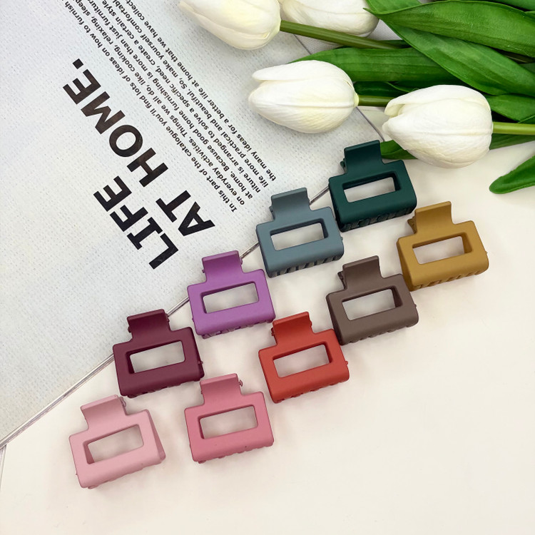 کلیپس طرح مستطیل رنگ مات سایز کوچک 3.5cm
