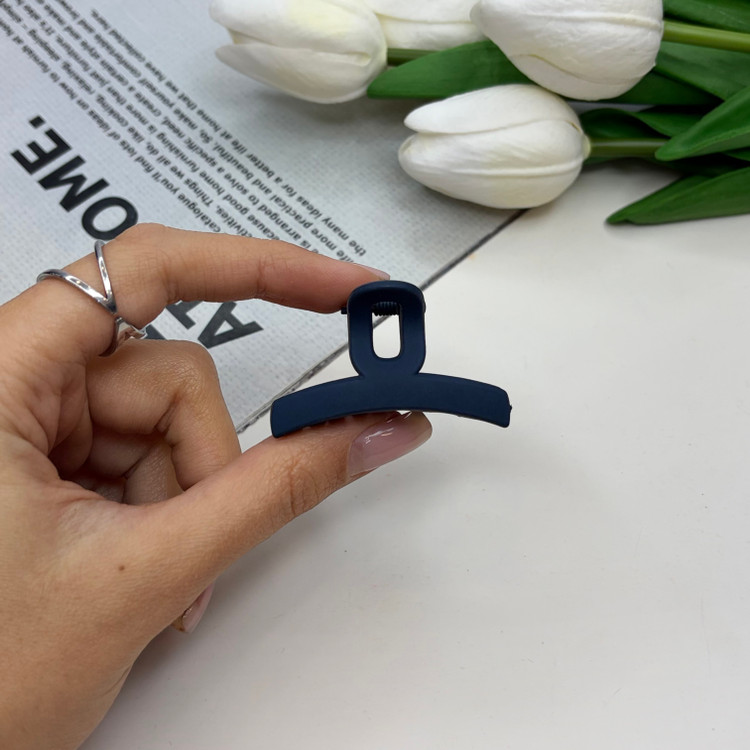 کلیپس طرح پاپیون سایز کوچک رنگ مات 4cm
