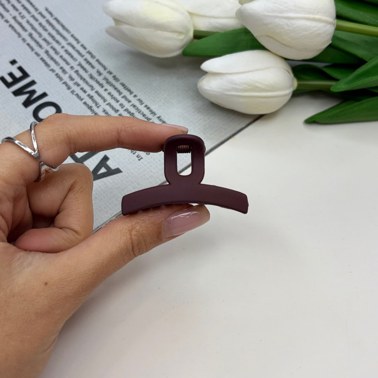 کلیپس طرح پاپیون سایز کوچک رنگ مات 4cm