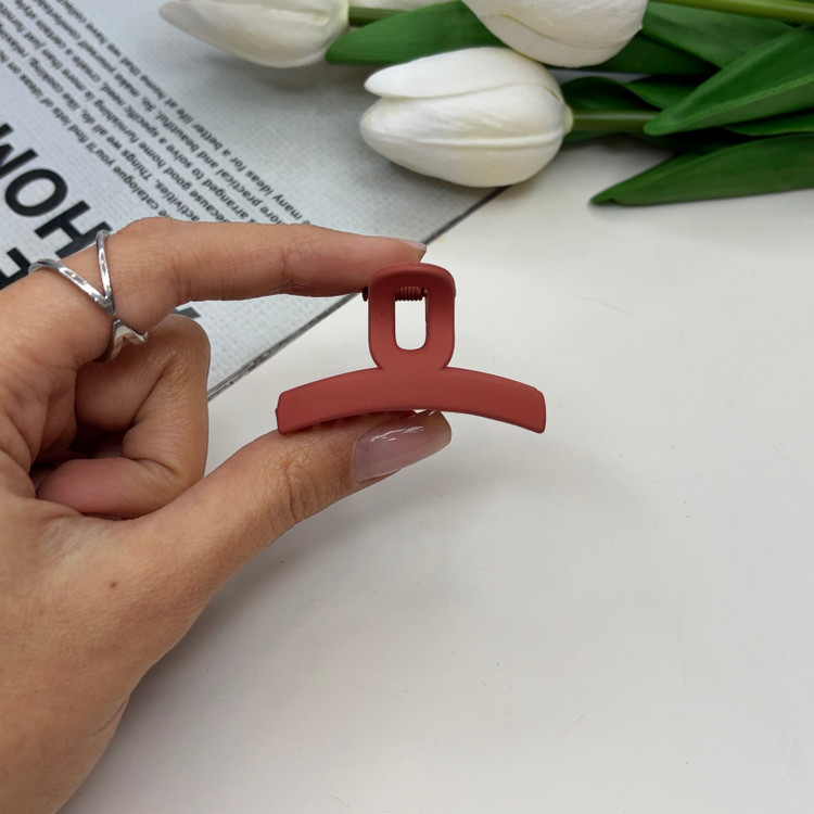 کلیپس طرح پاپیون سایز کوچک رنگ مات 4cm