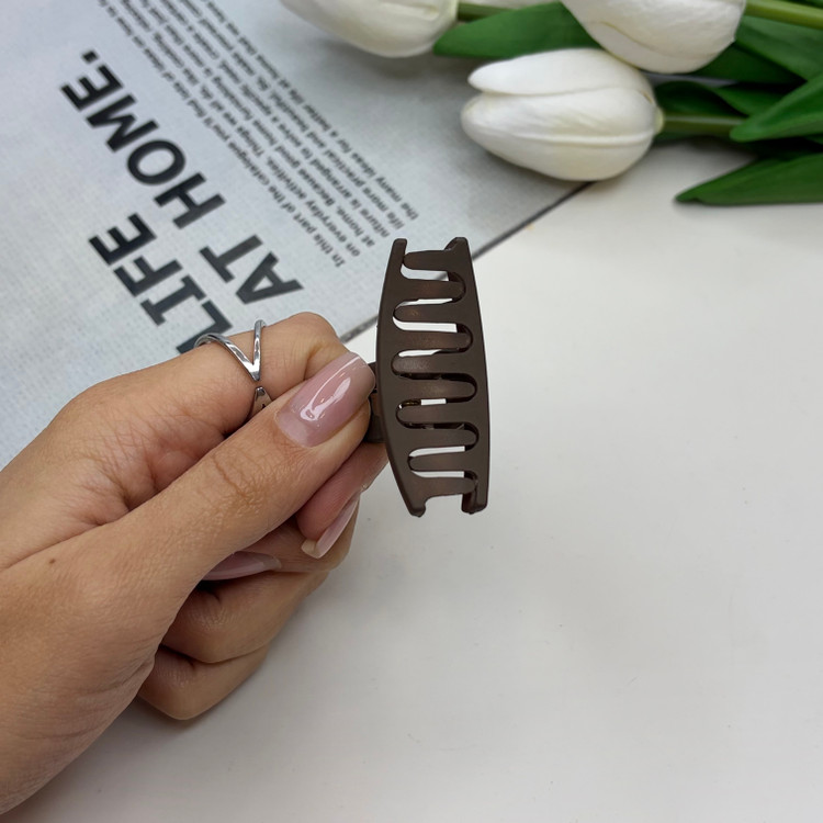 کلیپس طرح پاپیون سایز کوچک رنگ مات 4cm