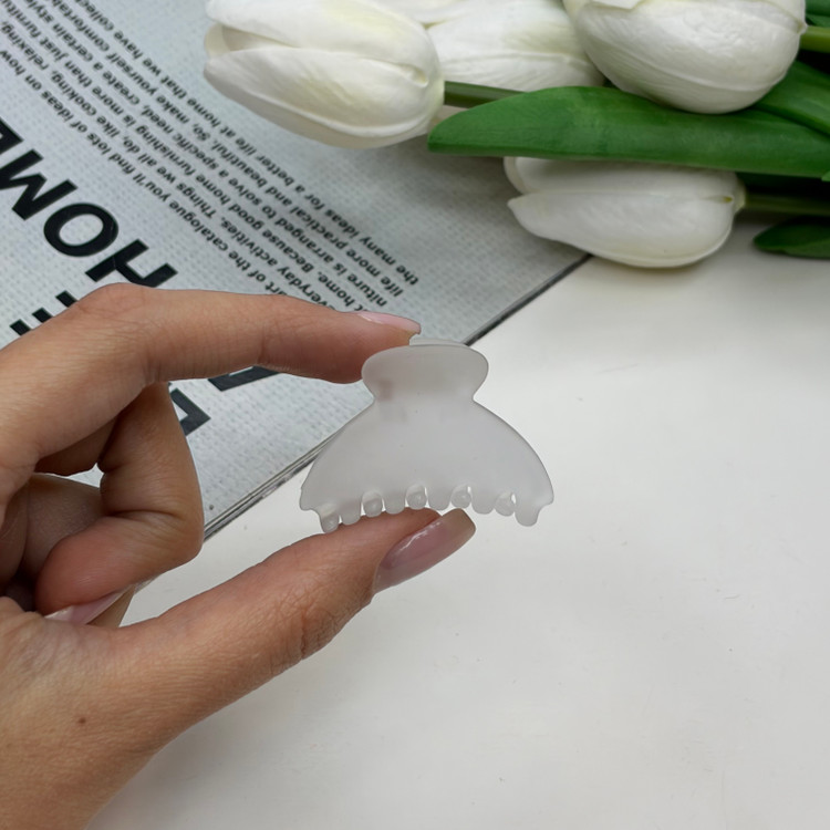 کلیپس نیم دایره سایز کوچک رنگ پاستلی یخی 3cm