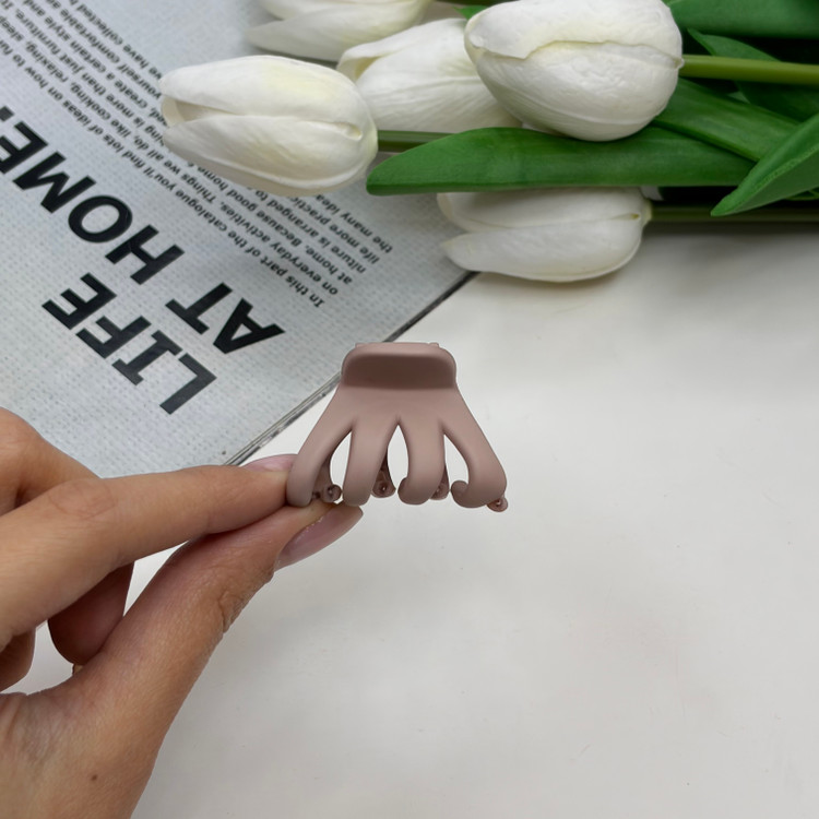 کلیپس مدل چنگکی سایز کوچک خرچنگی رنگ مات 3cm