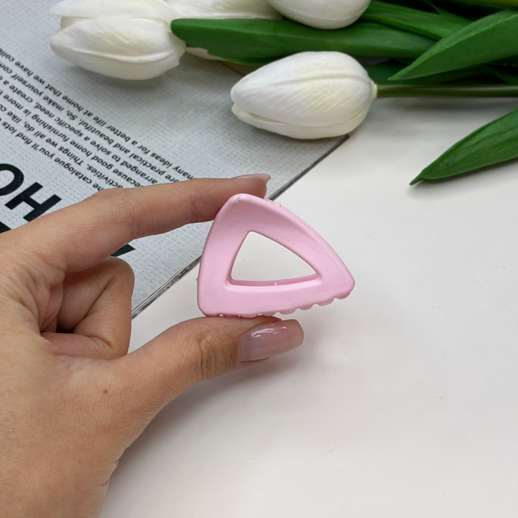 کلیپس مدل مثلثی سایز کوچک تنوع رنگی مات 4cm