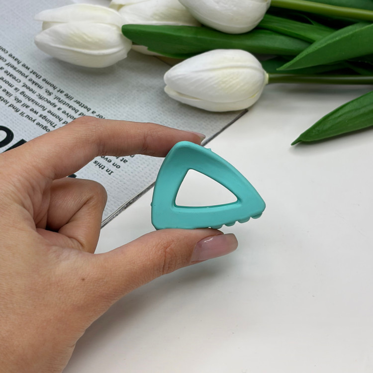 کلیپس مدل مثلثی سایز کوچک تنوع رنگی مات 4cm