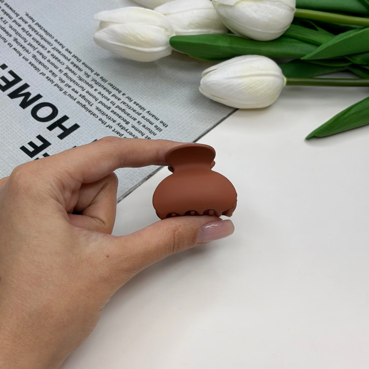 کلیپس مدل نیم دایره سایز کوچک رنگ مات3cm